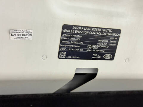 2020 Land Rover Range Rover Velar P250 R-Dynamic S