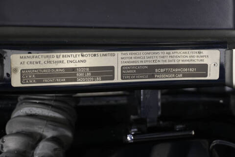 2017 Bentley Continental GT V8