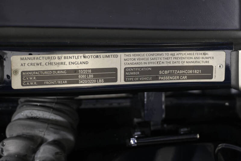 2017 Bentley Continental GT V8