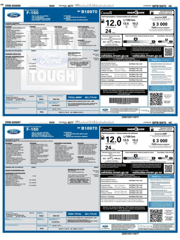 2021 Ford F-150 Limited