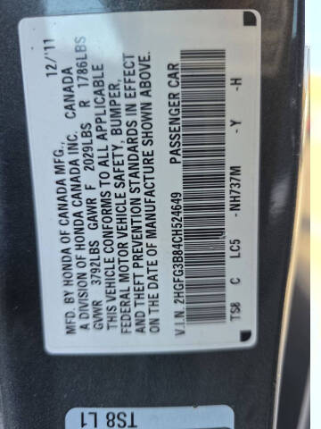 2012 Honda Civic EX