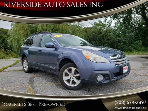 2014 Subaru Outback for sale at RIVERSIDE AUTO SALES INC in Somerset MA