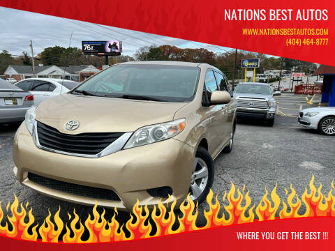 2011 Toyota Sienna for sale at Nations Best Autos in Decatur GA