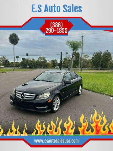 2012 Mercedes-Benz C-Class for sale at E.S Auto Sales in Port Orange FL