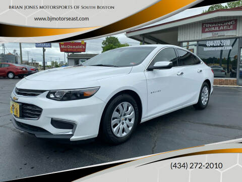 2016 Chevrolet Malibu for sale at BRIAN JONES MOTORSPORTS OF South Boston in South Boston VA