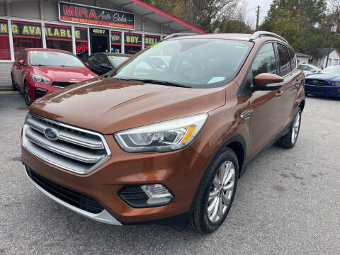 2017 Ford Escape for sale at Mira Auto Sales in Raleigh NC