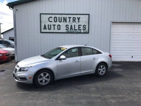 2015 Chevrolet Cruze for sale at COUNTRY AUTO SALES LLC in Greenville OH