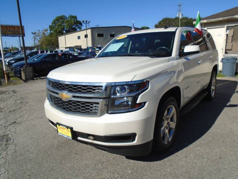2015 Chevrolet Tahoe for sale at Campos Trucks & SUVs, Inc. in Houston TX