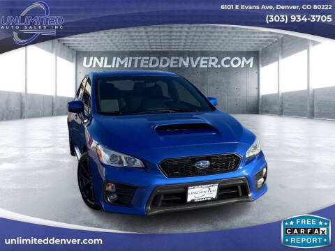 2019 Subaru WRX for sale at Unlimited Auto Sales in Denver CO