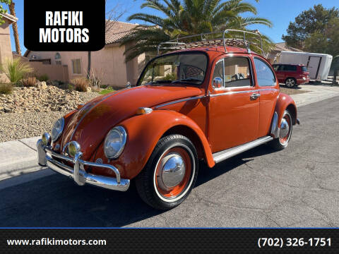 1965 Volkswagen Beetle for sale at RAFIKI MOTORS in Henderson NV