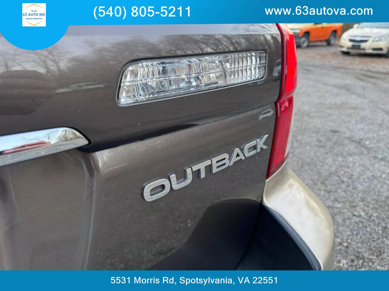 2008 Subaru Outback for sale at 63 Auto Inc in Spotsylvania, VA