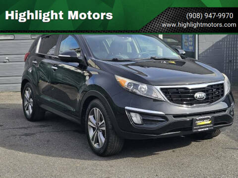 2014 Kia Sportage for sale at Highlight Motors in Linden NJ