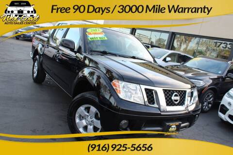 2012 Nissan Frontier for sale at West Coast Auto Sales Center in Sacramento CA