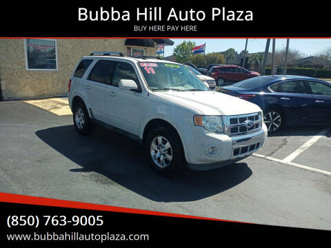 2011 Ford Escape for sale at Bubba Hill Auto Plaza in Panama City FL