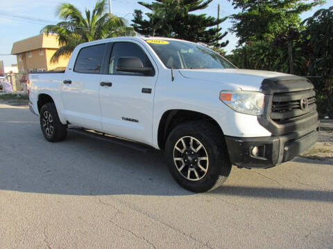 2015 Toyota Tundra for sale at TROPICAL MOTOR CARS INC in Miami FL