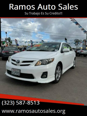 2011 Toyota Corolla for sale at Ramos Auto Sales in Los Angeles CA