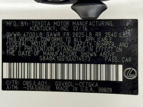 2016 Lexus ES 350
