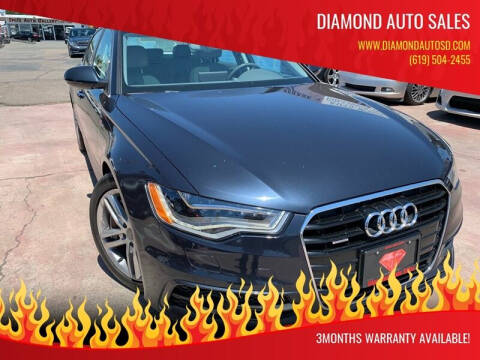 2012 Audi A6 for sale at DIAMOND AUTO SALES in El Cajon CA