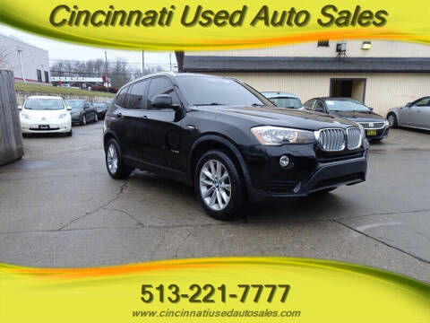 2015 BMW X3 for sale at Cincinnati Used Auto Sales in Cincinnati OH