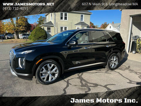 2020 Hyundai Palisade for sale at James Motors Inc. in East Longmeadow MA
