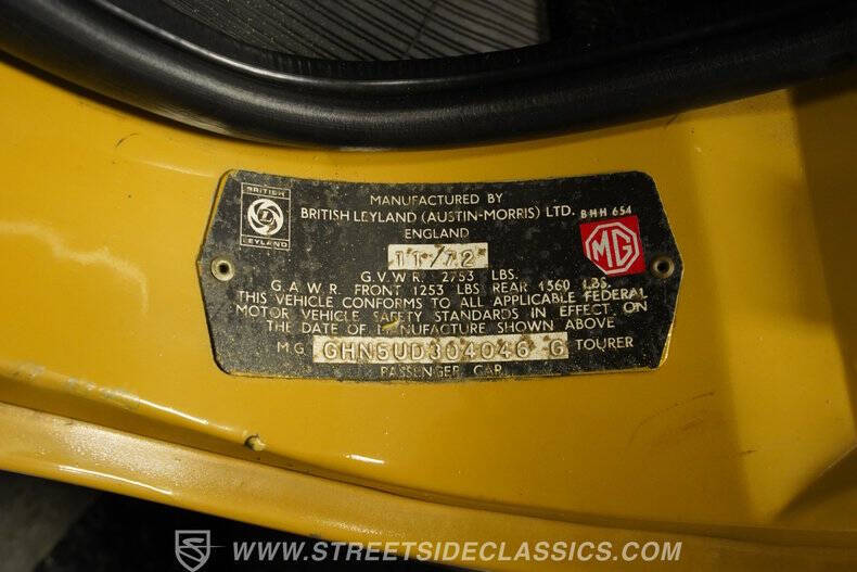 1973 MG MGB
