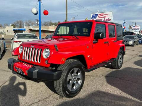 2016 Jeep Wrangler Unlimited for sale at Nations Auto Inc. II in Denver CO