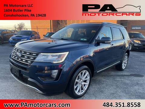 2016 Ford Explorer for sale at PA Motorcars in Conshohocken PA