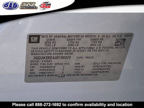 2018 Chevrolet Silverado 1500