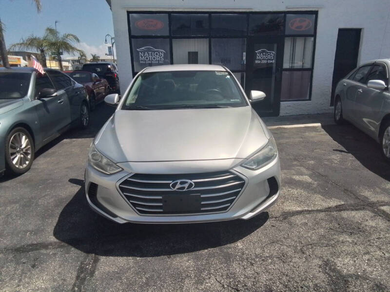 2017 Hyundai Elantra for sale at Nation Motors INC in Lake Worth FL