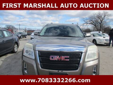 2012 GMC Terrain for sale at First Marshall Auto Auction in Harvey IL