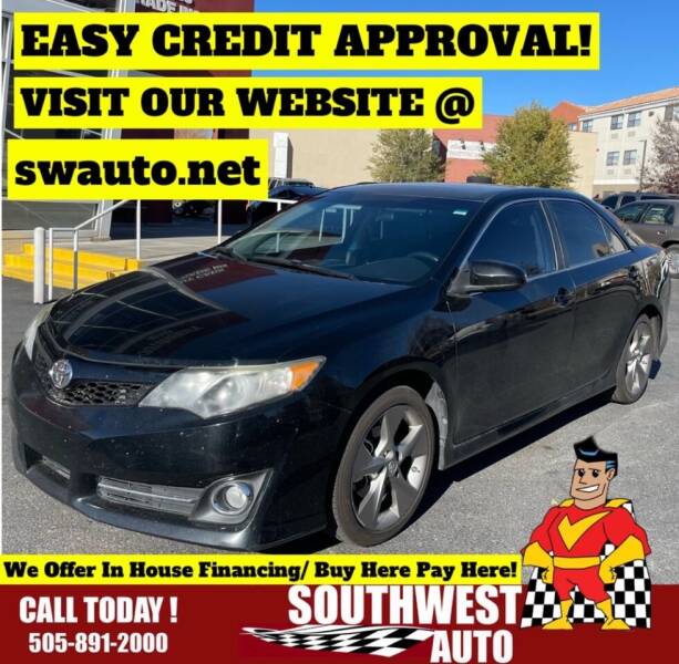 2014 Toyota Camry for sale at SOUTHWEST AUTO in Albuquerque NM