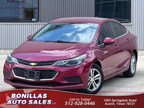 2017 Chevrolet Cruze for sale at Bonillas Auto Sales in Austin TX