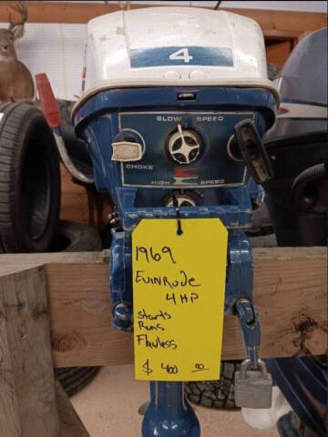 1969 Evinrude 4 hp Outboard Motor
