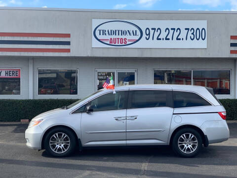 2012 Honda Odyssey for sale at Traditional Autos in Dallas TX