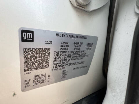 2022 Chevrolet Tahoe RST