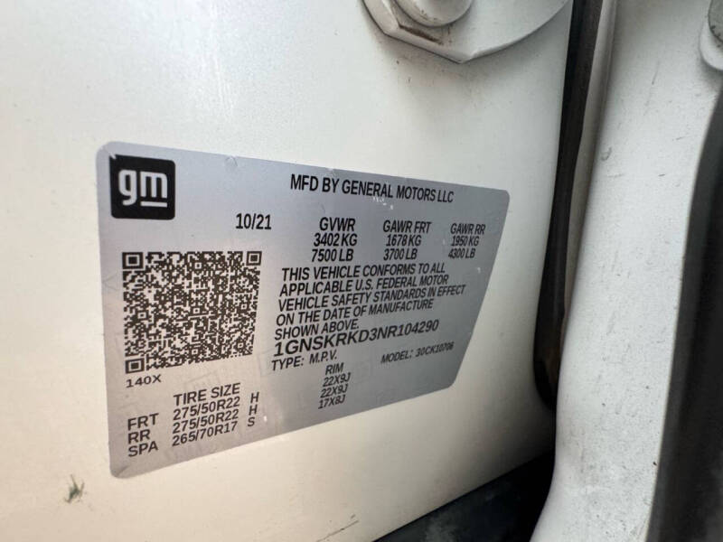 2022 Chevrolet Tahoe RST