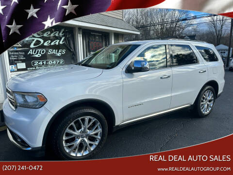 2014 Dodge Durango for sale at Real Deal Auto Sales in Auburn ME