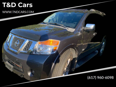 2009 Nissan Armada for sale at T&D Cars in Holbrook MA