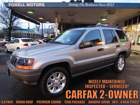 2001 Jeep Grand Cherokee for sale at Powell Motors Inc in Portland OR