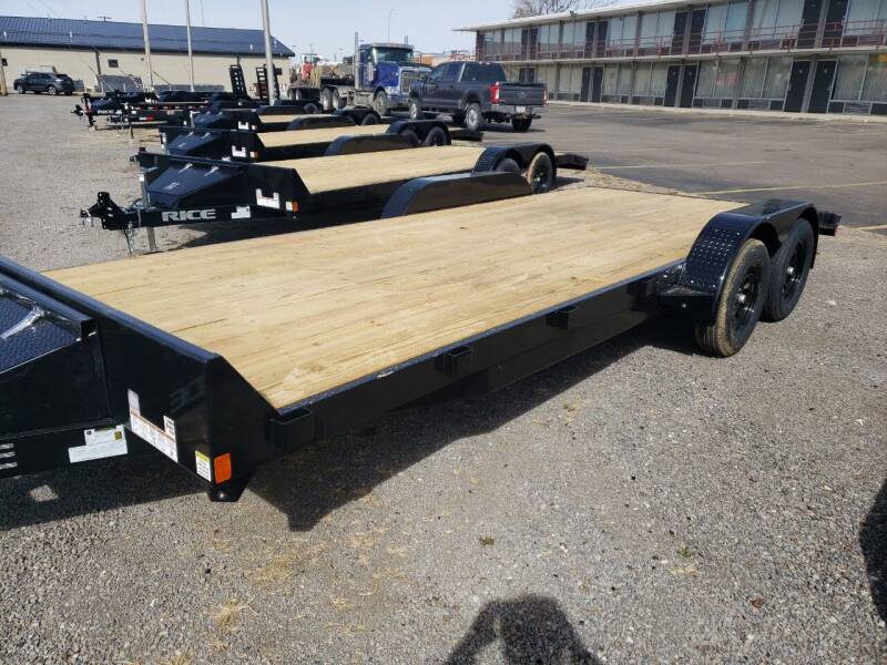 2022 Rice Trailers 20 FOOT CAR HAULER TRAILER for sale at ALL STAR TRAILERS Flatbeds in , NE