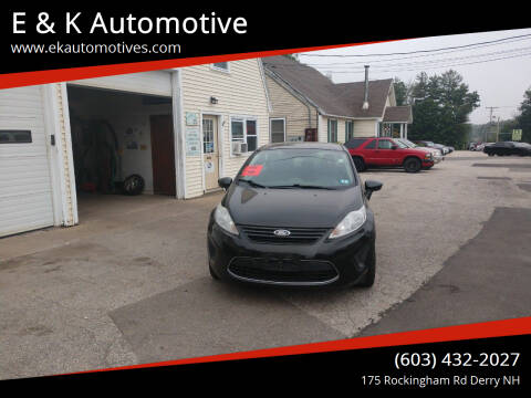 2011 Ford Fiesta for sale at E & K Automotive in Derry NH