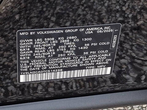 2026 Volkswagen Atlas SE 4Motion