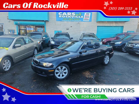 2006 BMW 3 Series for sale at Cars Of Rockville in Rockville MD