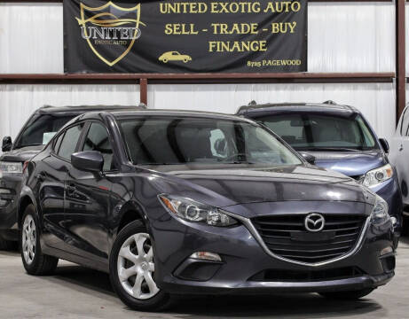 2016 Mazda MAZDA3 for sale at United Exotic Auto in Houston TX