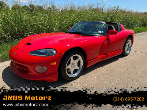 1998 Dodge Viper for sale at JNBS Motorz in Saint Peters MO