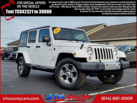 2017 Jeep Wrangler Unlimited for sale at Tri-County Pre-Owned Superstore in Reynoldsburg OH