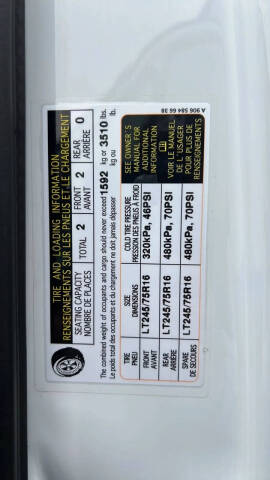 2020 Freightliner Sprinter 2500