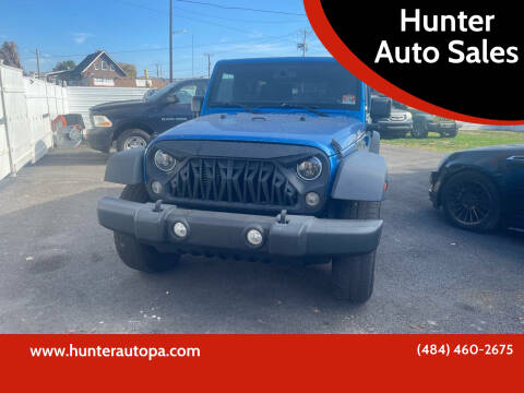 2016 Jeep Wrangler Unlimited for sale at Hunter Auto Sales in Allentown PA