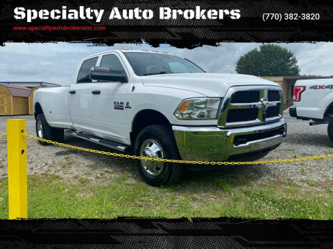2014 RAM Ram Pickup 3500 for sale at Specialty Auto Brokers in Cartersville GA