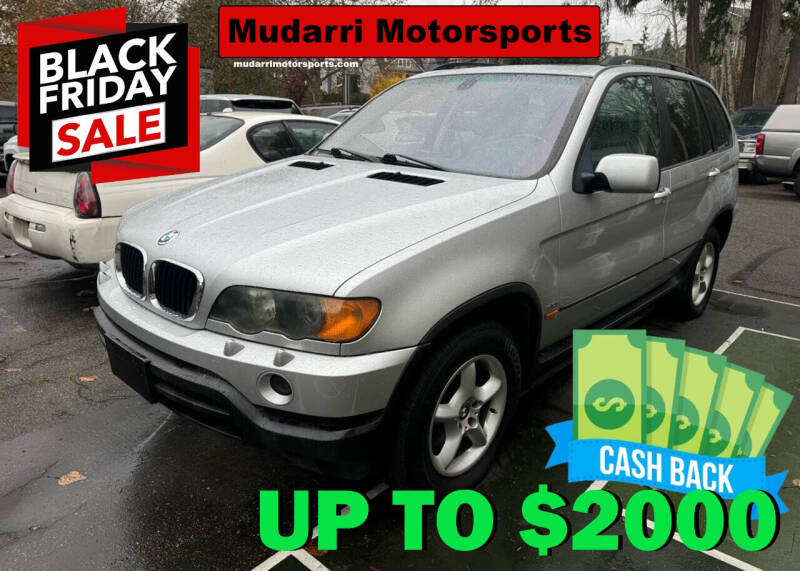 2002 BMW X5 for sale at Mudarri Motorsports in Kirkland WA